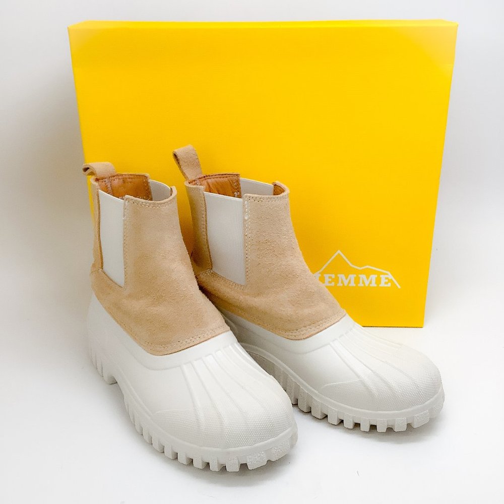 Diemme Beige Suede Balbi Chelsea Duck Boots - Picture 8 of 13